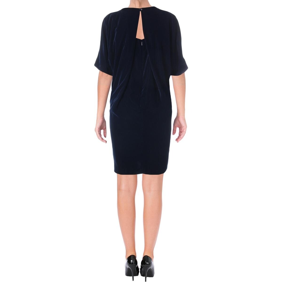 velvet keyhole dress