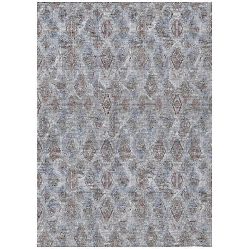 Machine Washable Indoor/ Outdoor Chantille Modern Boho Rug