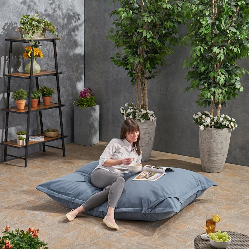 Costa Alegre Indoor/Outdoor 5.5'x4' Lounger Bean Bag by Christopher Knight Home