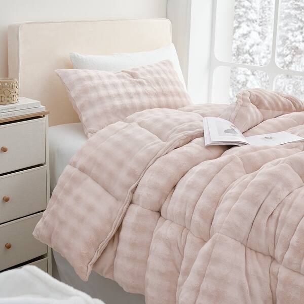 Git Puffy Cozy - Coma Inducer Oversized Comforter Set - Whisper Pink