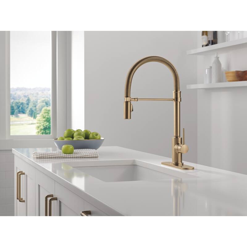 Delta Trinsic Pro Pre-Rinse Pull-Down Kitchen Faucet with Magnetic