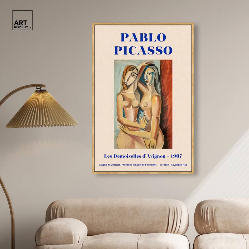 Picasso's Avignon Canvas by Art Remedy