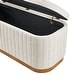 preview thumbnail 26 of 27, NPD Furniture Clinton Chenille Storage Bench