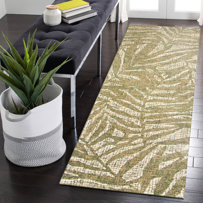 Liora Manne Savannah Olive Branches Indoor Rug