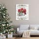 Stupell Happiest Of Holidays Grainy Pattern Rustic Poinsettia Bouquet ...