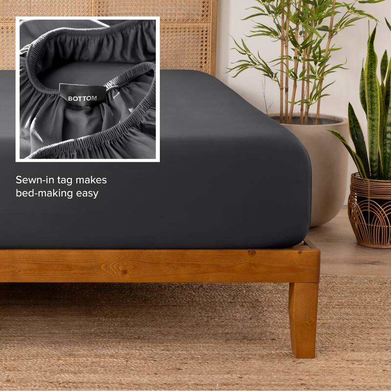 Bare Home Rayon from Bamboo Fitted Sheet