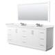 Option White / White Quartz Top / Brushed Nickel Hardware