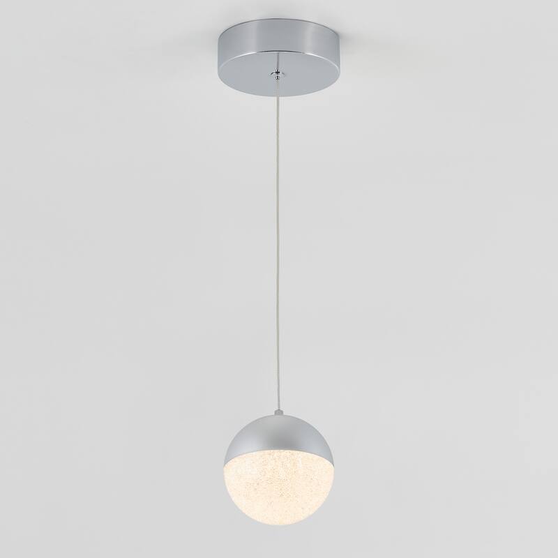 Artika Sparkle 1-Light LED Pendant Ceiling Light, Chrome