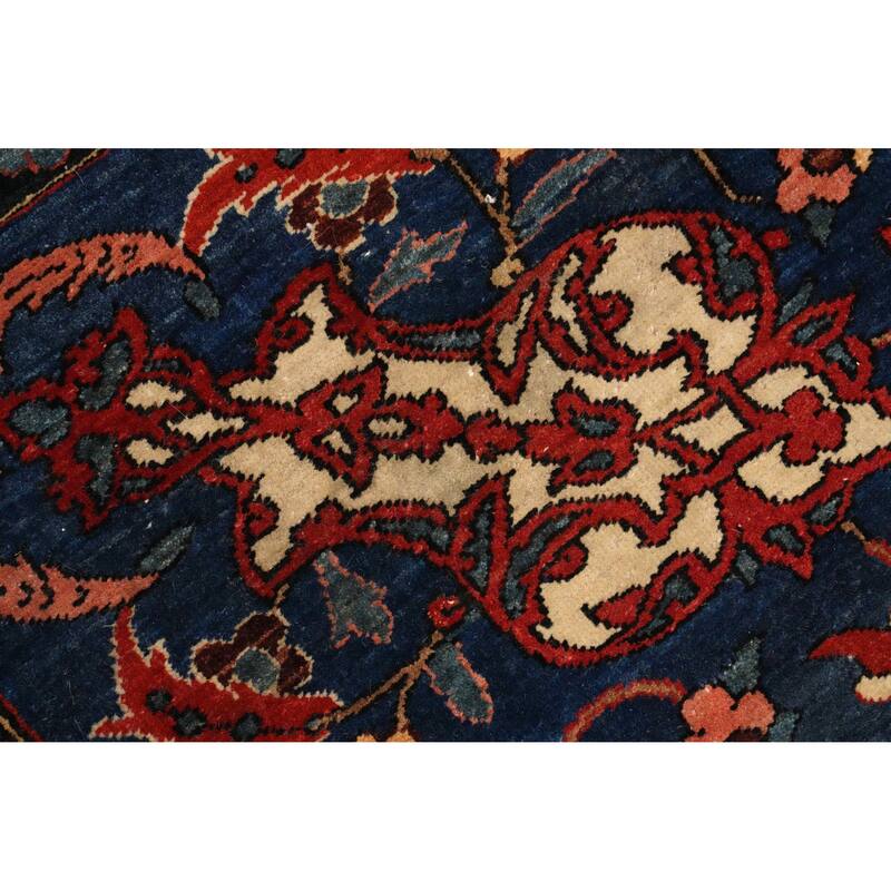 Hand Knotted Oriental 100% Wool Carpet Traditional Floral Beige & Ivories Bakhtiari Area Rug - 14' 7'' X 10' 5''
