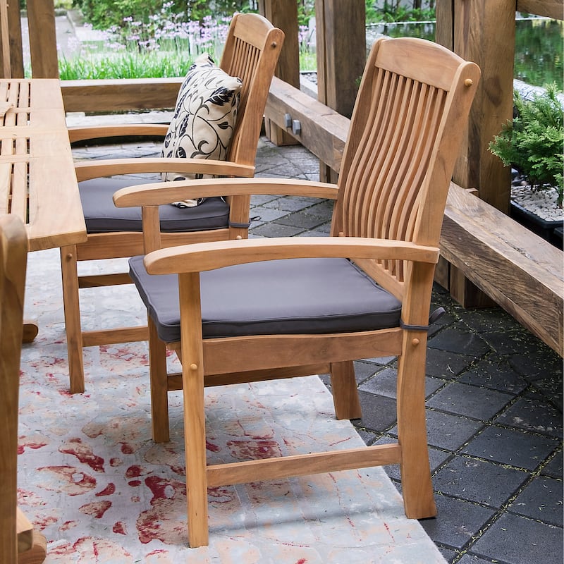 Cambridge Casual Leon 6-Piece Teak Patio Extendable Dining Set