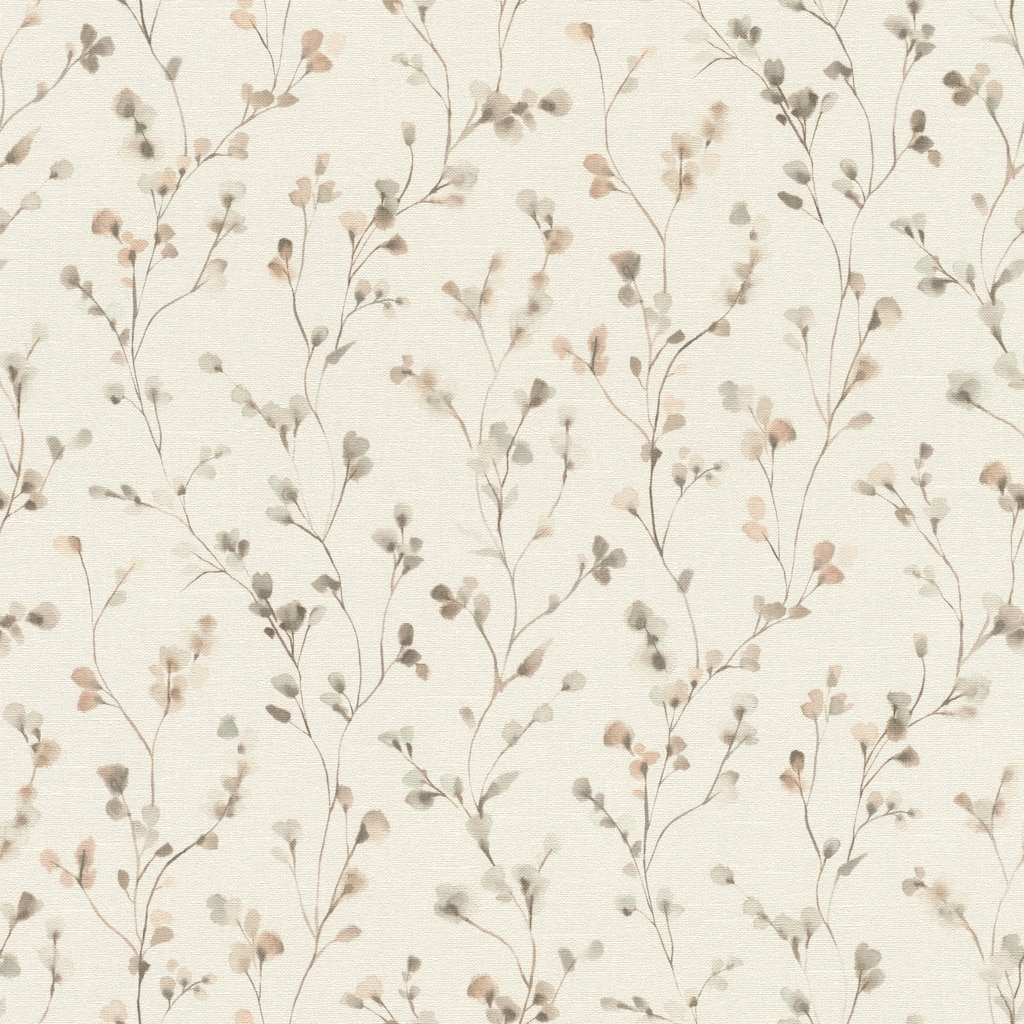 A-Street Prints Romy Neutral Springtime Trail Wallpaper