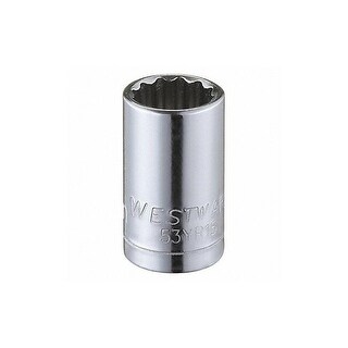Westward Socket, Steel, Chrome, 9 mm 53YR15 - 1 Each - 9mm - Bed Bath ...