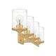 preview thumbnail 4 of 22, Quoizel Abner Steel 4-light Bath Light