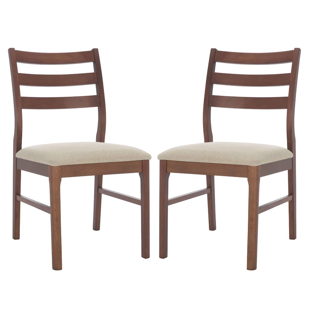 SAFAVIEH Couture Leroux Ladder Back Dining Chair (Set of 2) - 19"W x 24"D x 35"H