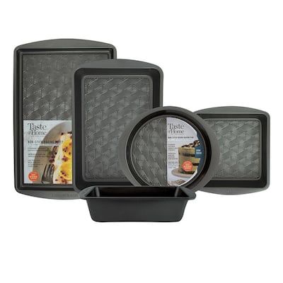 Taste of Home 5-Piece Non-Stick Metal Bakeware Set