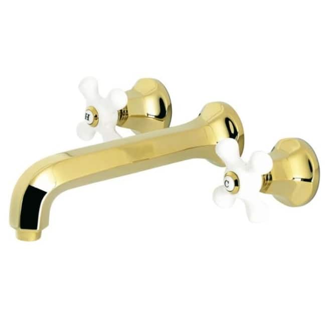 Kingston Brass Metropolitan Wall Mounted Tub Filler with Porcelain