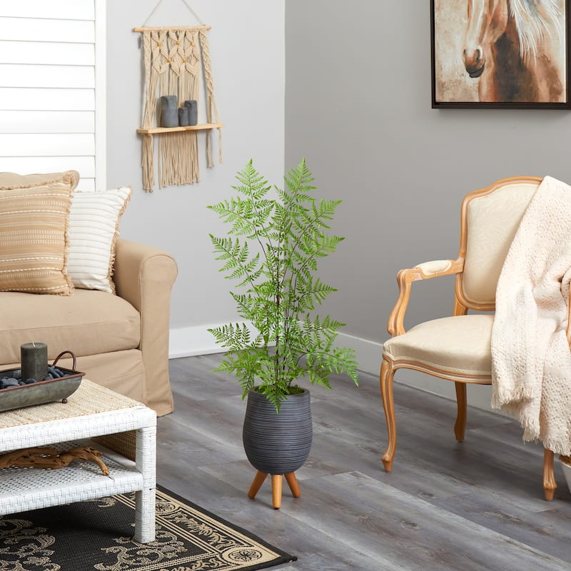 Artificial Hydrangea Bouquet - Pink White Flowers Home Decor Arrangement 12 Inch - Green - 39