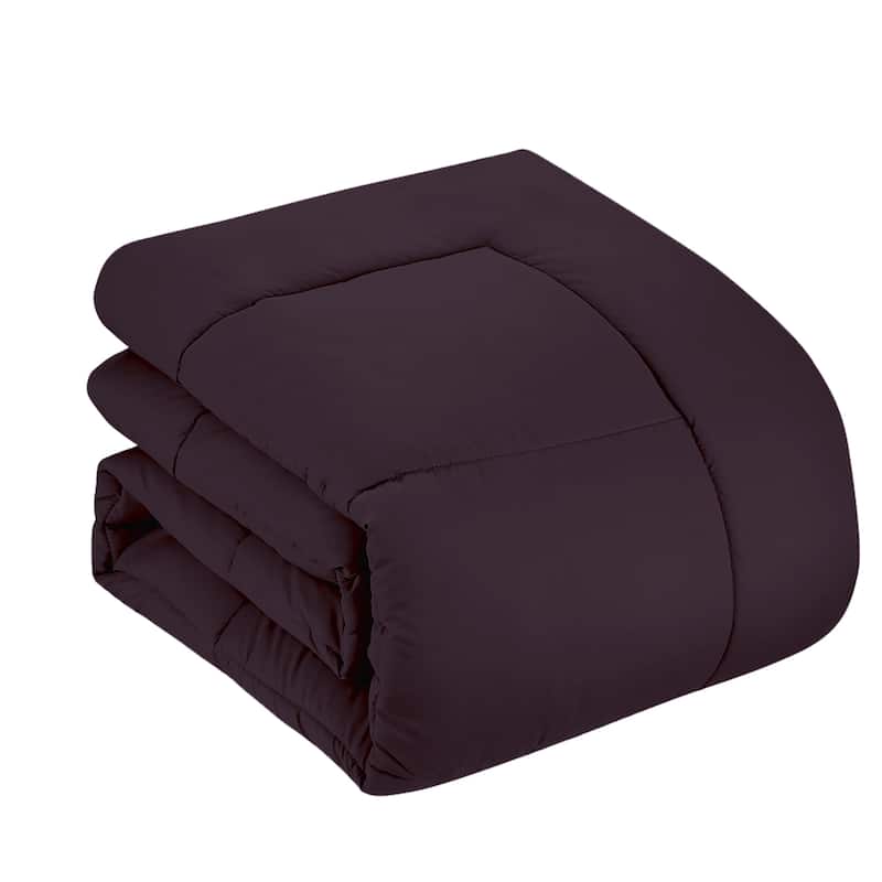 Sweet Home Collection Luxury Solid Bed-In-a-Bag with Sheet Set