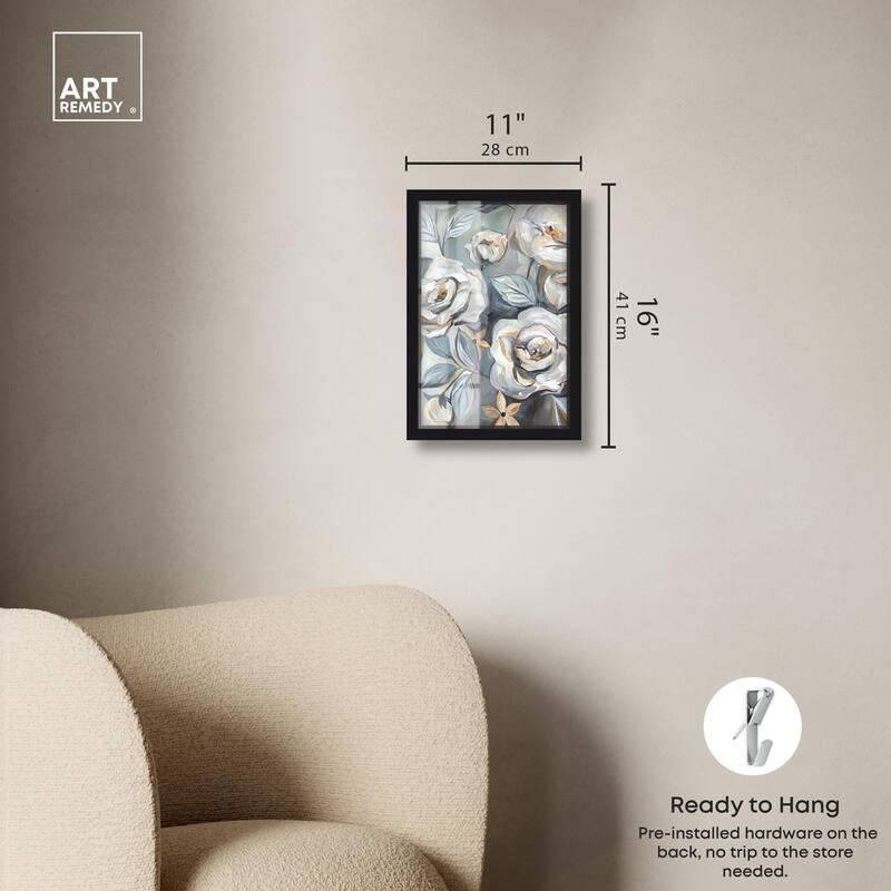 Grey Delight Shadowbox by Art Remedy