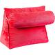 Cheer Collection Wedge Shaped Support Pillow and Bed Rest Cushion for Reading, Gaming, Watching - with Adjustable Neck Pillow