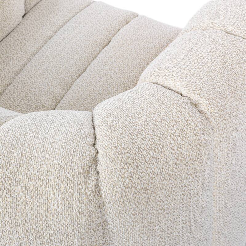 Classic Home Lexa Upholstered Fabric Swivel Chair