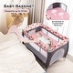 preview thumbnail 25 of 38, Babyjoy 3 in 1 Baby Playard Portable Infant Nursery Center w/ Zippered - See Details
