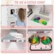 preview thumbnail 5 of 5, Corner Play Kitchen Wooden Toy Set with Sound and Light - 33.5" x 33" x 33.5"(L x W x H)