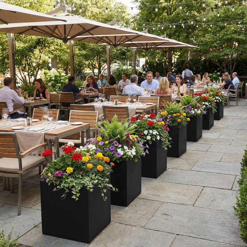 Metal Planters for Outdoor Plants