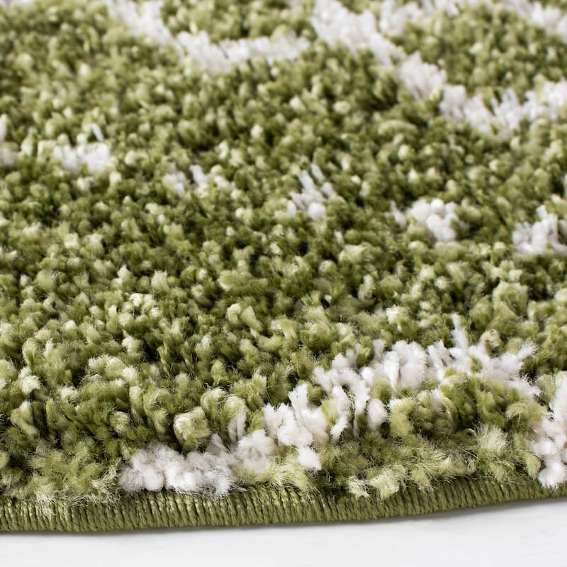 SAFAVIEH Arizona Shag Lotta Moroccan 1.2-inch Thick Rug