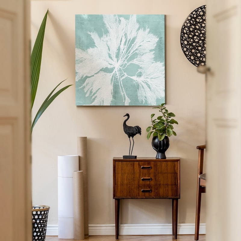Seaweed on Aqua VI -Premium Gallery Wrapped Canvas