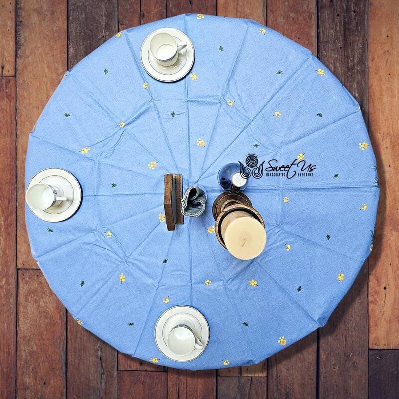 Citronnée Wipeable Tablecloth, Stain Resistant, French Acrylic