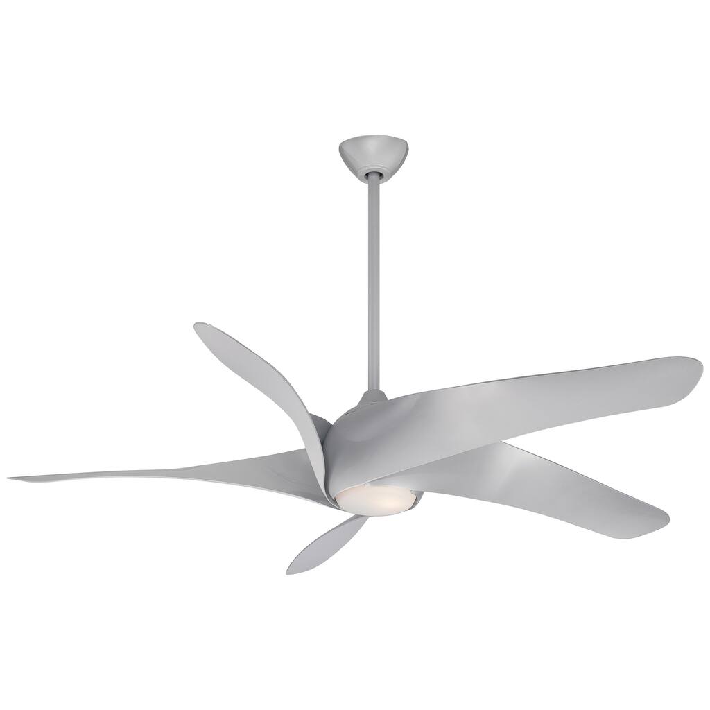 Minka Aire Artemis Xl5 Silver 5 Blade 62 Inch LED Ceiling Fan