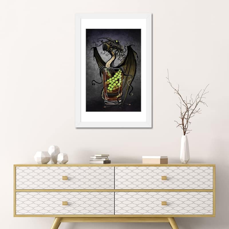 iCanvas "Kraken Storm Dragon" by Stanley Morrison