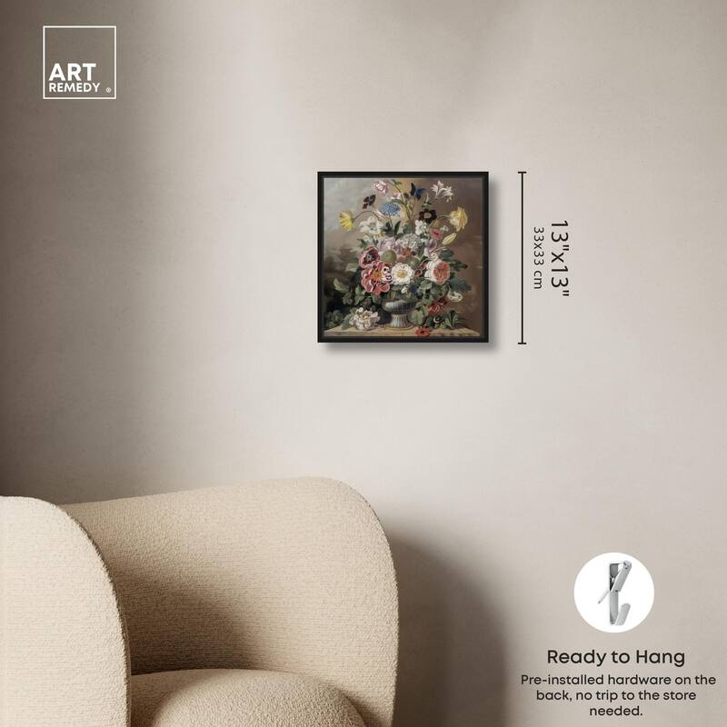 Classical Dream Vase Canvas by Art Remedy