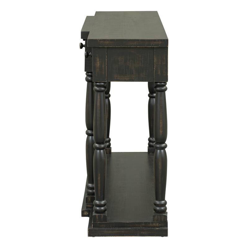 Elegant Country Style Console Table for Hallway, Living Room, or Bedroom