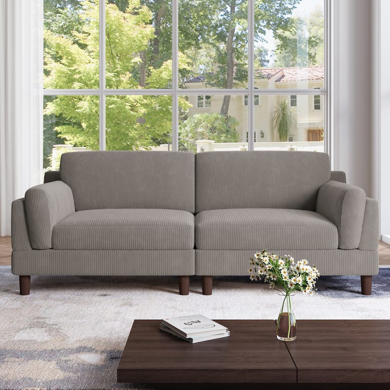 90 inch Deep Seat Sofa Comfy Couch for Living Room