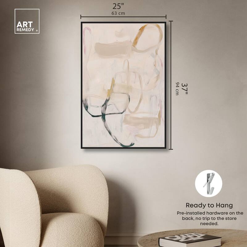 Faded Outlines I Canvas by Art Remedy