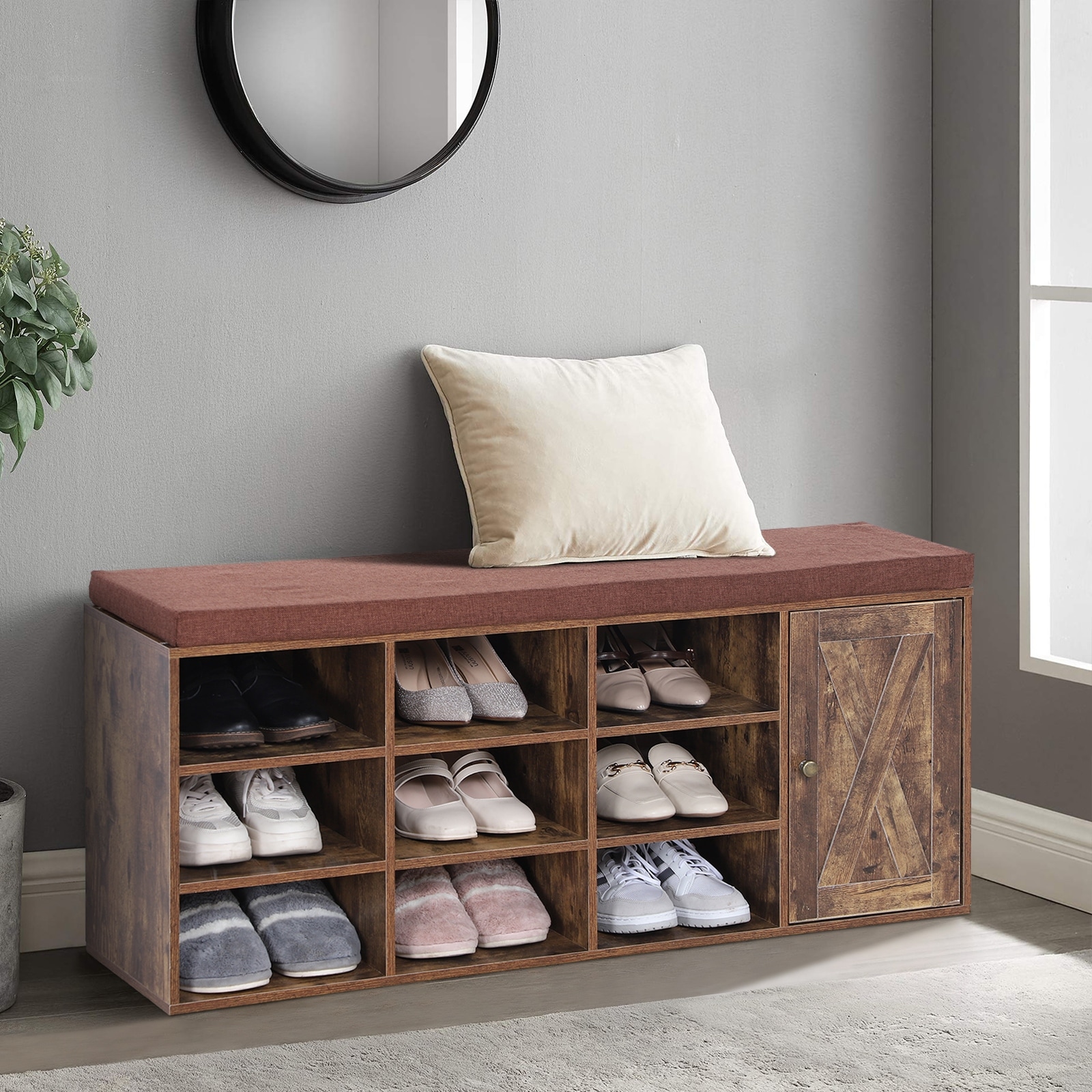 Wooden shoe cheap box seat