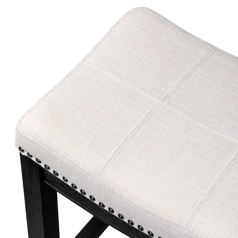 Maven Lane Sophia Saddle Kitchen Dining Stool