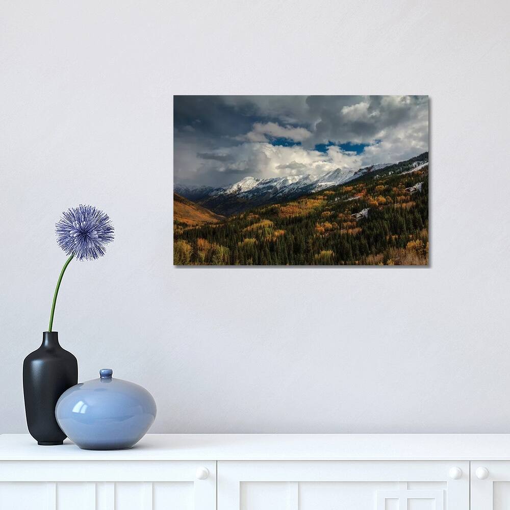 iCanvas "Storm Over Red Mountain Pass" by Bill Sherrell Canvas Print
