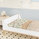 preview thumbnail 25 of 35, Twin Bed with Headboard, Footboard,Built-in Bed-end Book Storage Rack