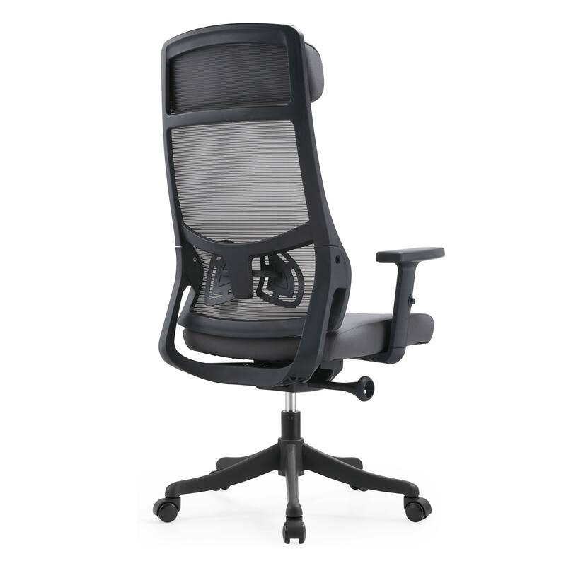 Dale Mesh Back Ergonomic Office Chair with Adjustable Height/Arms Cotton Padded Seat Tilt Swivel for Home Office or Conference