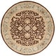 preview thumbnail 45 of 96, SAFAVIEH Handmade Antiquity Izora Traditional Oriental Wool Rug 6' Round - Brown/Green - Round