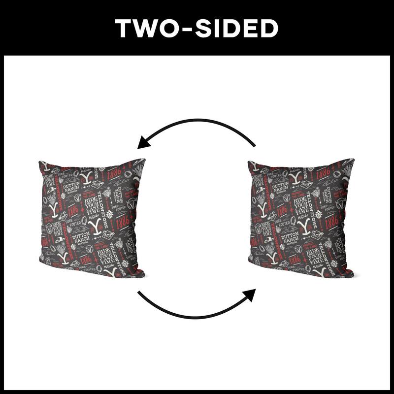 Paramount Yellowstone 18 Inch Throw Pillow