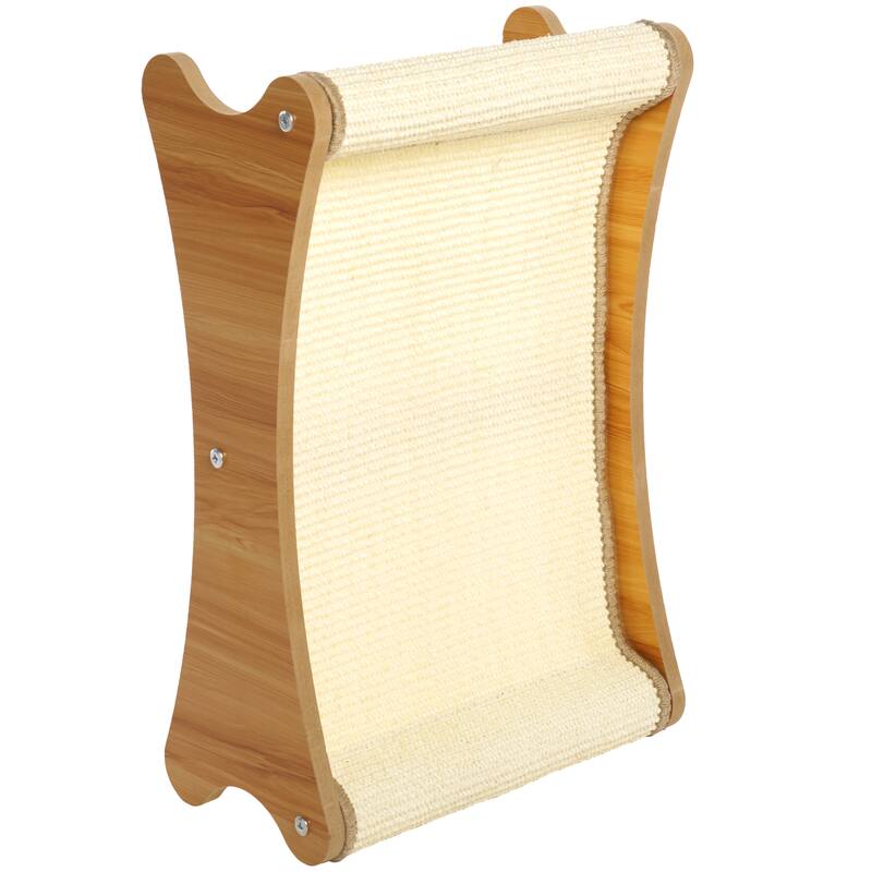 SAFAVIEH Home Natural/Ivory 15"W x 24"L x 8''H Sisal Cat Scratch Lounger - 15"W x 24"L x 8''H