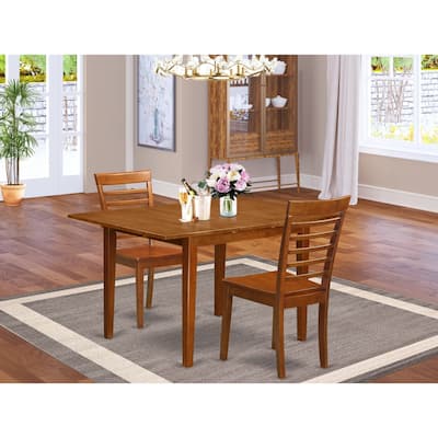 Dinette Set - Small Kitchen Table with 4 Chairs - Modern Dining Room Set
