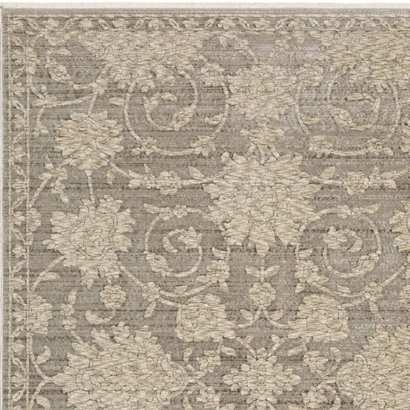 HomeRootsFloral Traditional Rectangle Area Rug