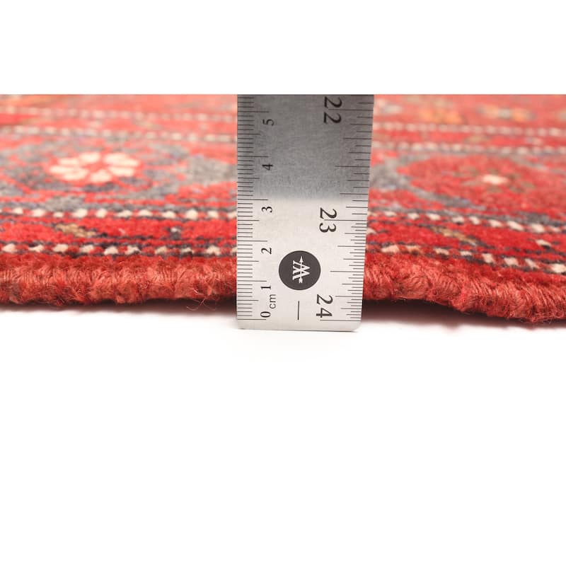 ECARPETGALLERY Hand-knotted Andelz Red Wool Rug - 4'5 x 7'2