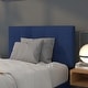 preview thumbnail 37 of 36, Quilted Tufted Upholstered Headboard Navy - Twin