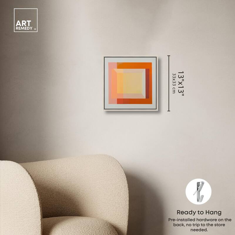 Minimal Color Blocks II Canvas by Art Remedy